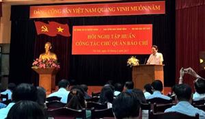 Tập huấn công tác chủ quản báo chí